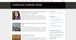 Desktop Screenshot of cal-catholic.com