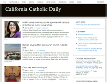 Tablet Screenshot of cal-catholic.com